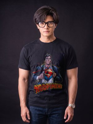 Kaos Ngopimen Bahan Cotton Combed 30s Desain Gambar Dua Sisi Mesin DTF Terbaru